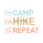 Camp Hike Repeat Gang Sheet