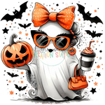 Cute Ghost Bow Sunglasses Gang Sheet