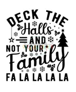 Deck The Halls and Not Your Family Gang Sheet