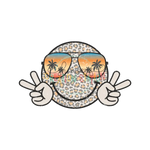 Smiley Face Leopard Sunglasses Gang Sheet