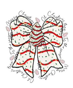 Christmas Tree Cake Ribbon