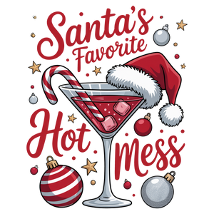 Santa Martini Hot Mess