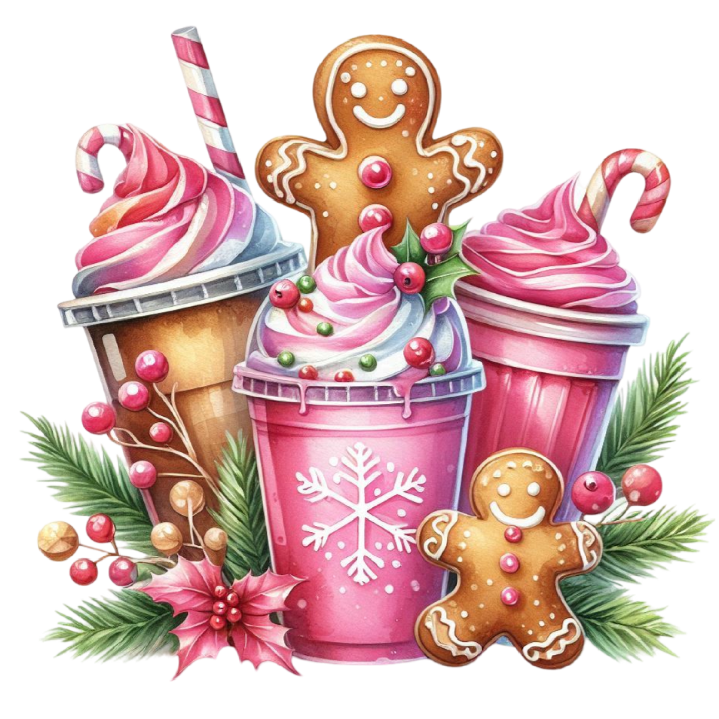 Pink Christmas Frappe