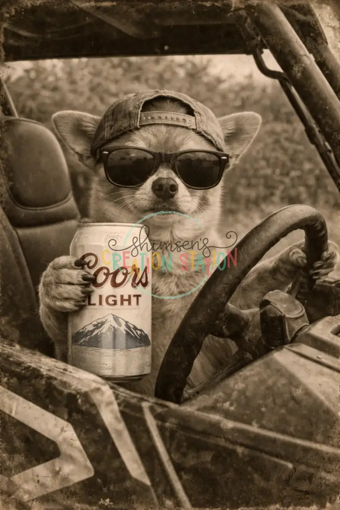 Chihuahua meme vintage SXS Gang Sheet