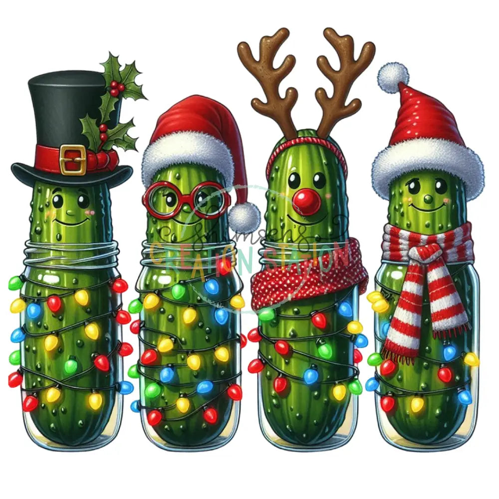 Christmas Pickles Gang Sheet