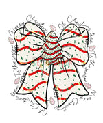Christmas Tree Cake Ribbon Gang Sheet