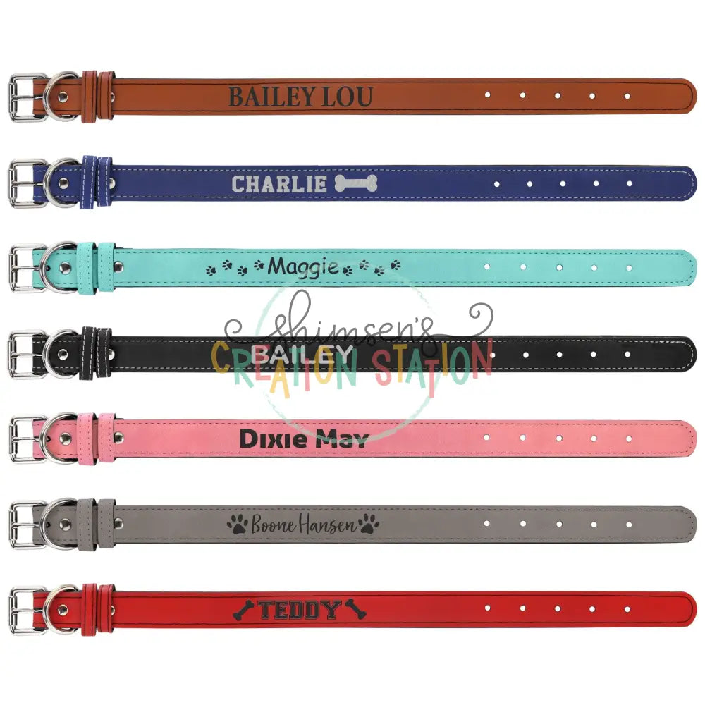 Dog/Cat Customized Leather Collar