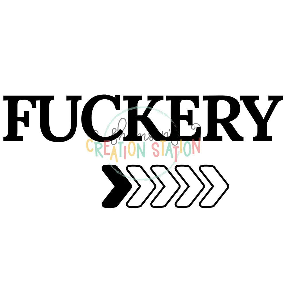 Fuckery Commencing Block Gang Sheet