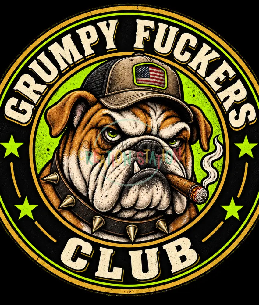 Grumpy Fuckers Bulldog