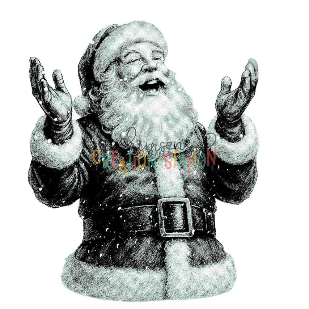 Halftone Santa Gang Sheet