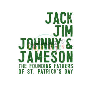 Jack Jim Johnny & Jameson Gang Sheet