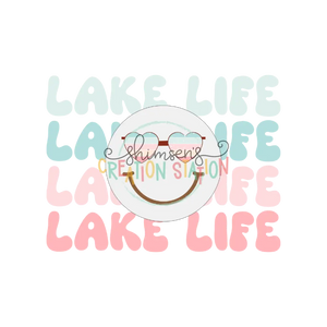 Lake Life (Smiley Face) Gang Sheet