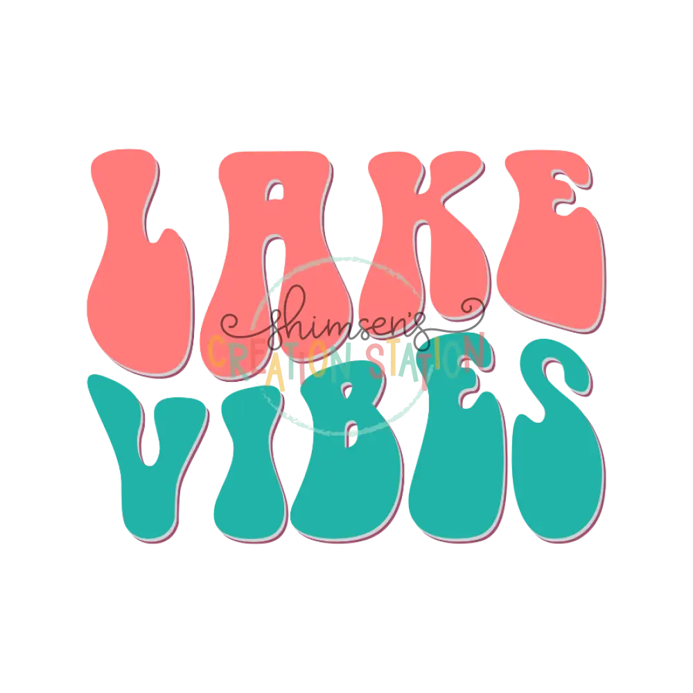 Lake Vibes Bubble Gang Sheet