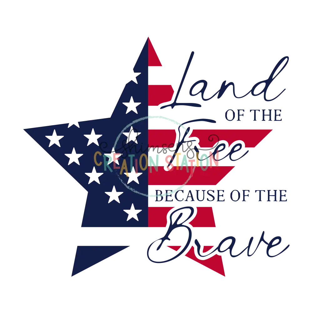 Land Of the Free Star Gang Sheet