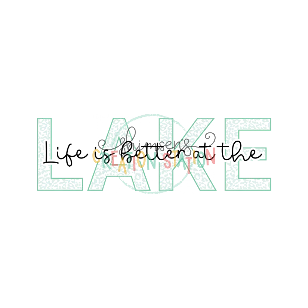 Life Is Better At The Lake Gang Sheet