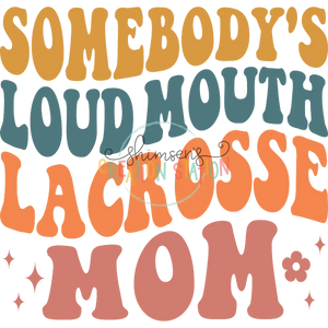 Loud Lacrosse Mom Gang Sheet