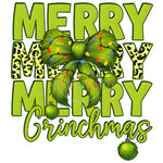 Merry Merry Grinchmas Gang Sheet