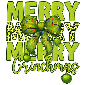 Merry Merry Grinchmas Gang Sheet