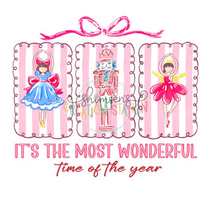 Most Wonderful Time Pink Gang Sheet