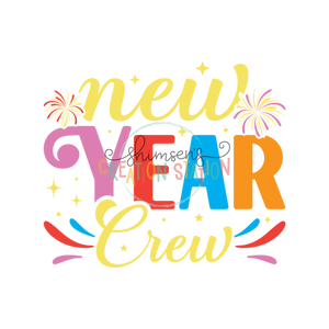 New Year Crew Gang Sheet
