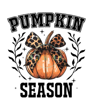 Pumpkin Season with bow Gang Sheet