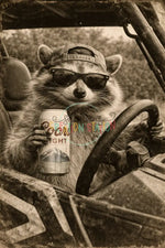 Raccoon meme Vintage SXS Gang Sheet