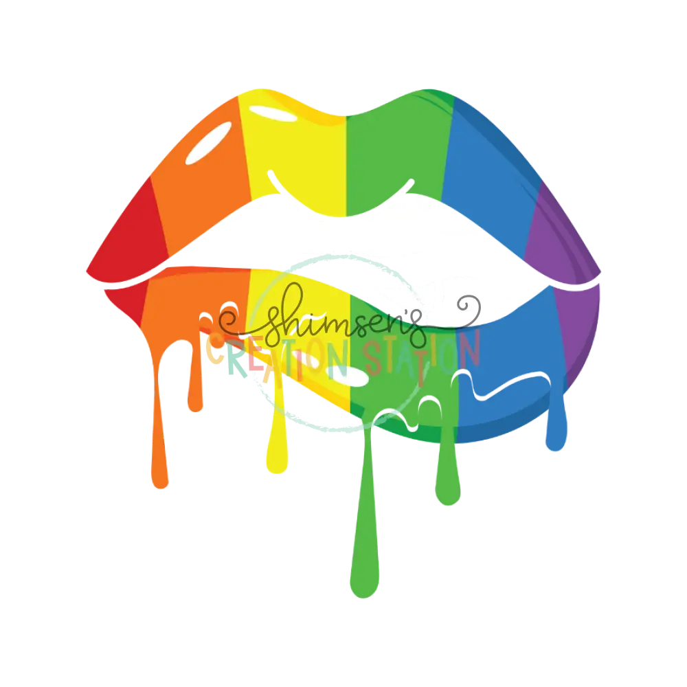 Rainbow Lips Gang Sheet