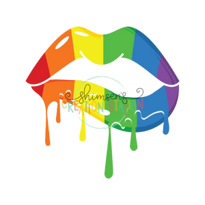 Rainbow Lips Gang Sheet