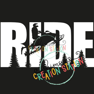 RIDE Snowmobile Gang Sheet