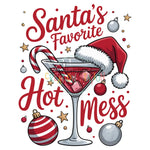 Santa Martini Hot Mess Gang Sheet
