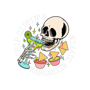 Skull Chip Dippin Margarita Gang Sheet