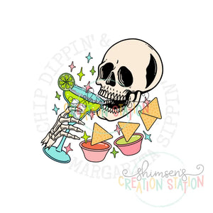 Skull Chip Dippin Margarita Gang Sheet