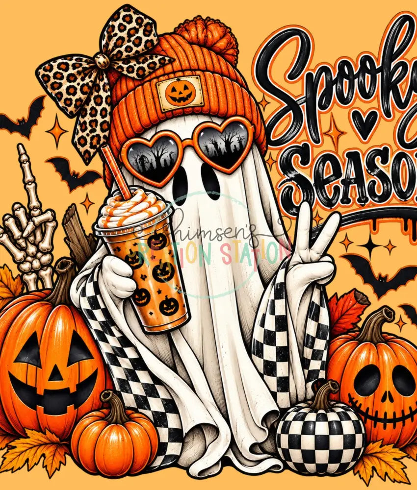 Spooky Season Ghost/Latte
